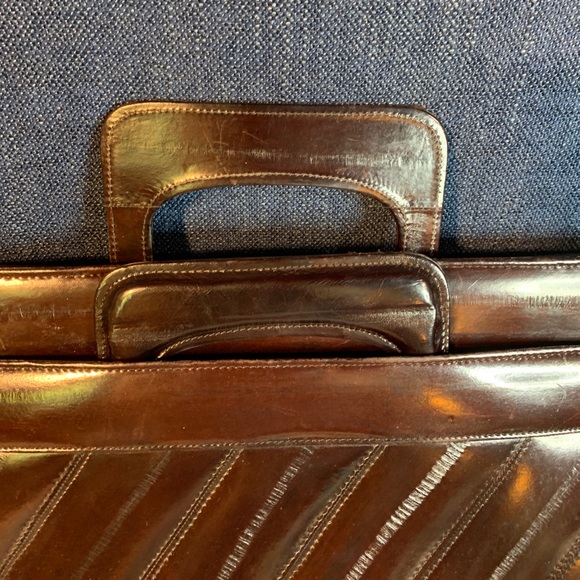 Vintage eel skin attaché case briefcase - Picture 2 of 10